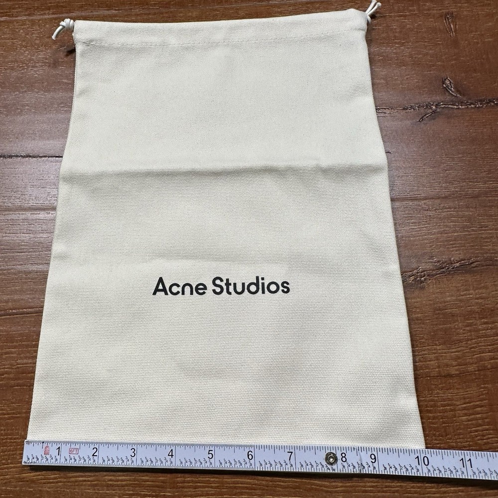 Acne Studios Dust Bag 14"x10" Off White Drawstring Cover Protector Storage Gift