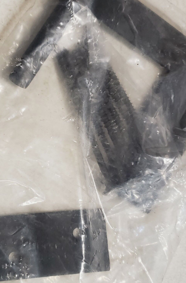 2" Stainless Steel Shutter Jamb Pintel-Pair-Black-Hardware