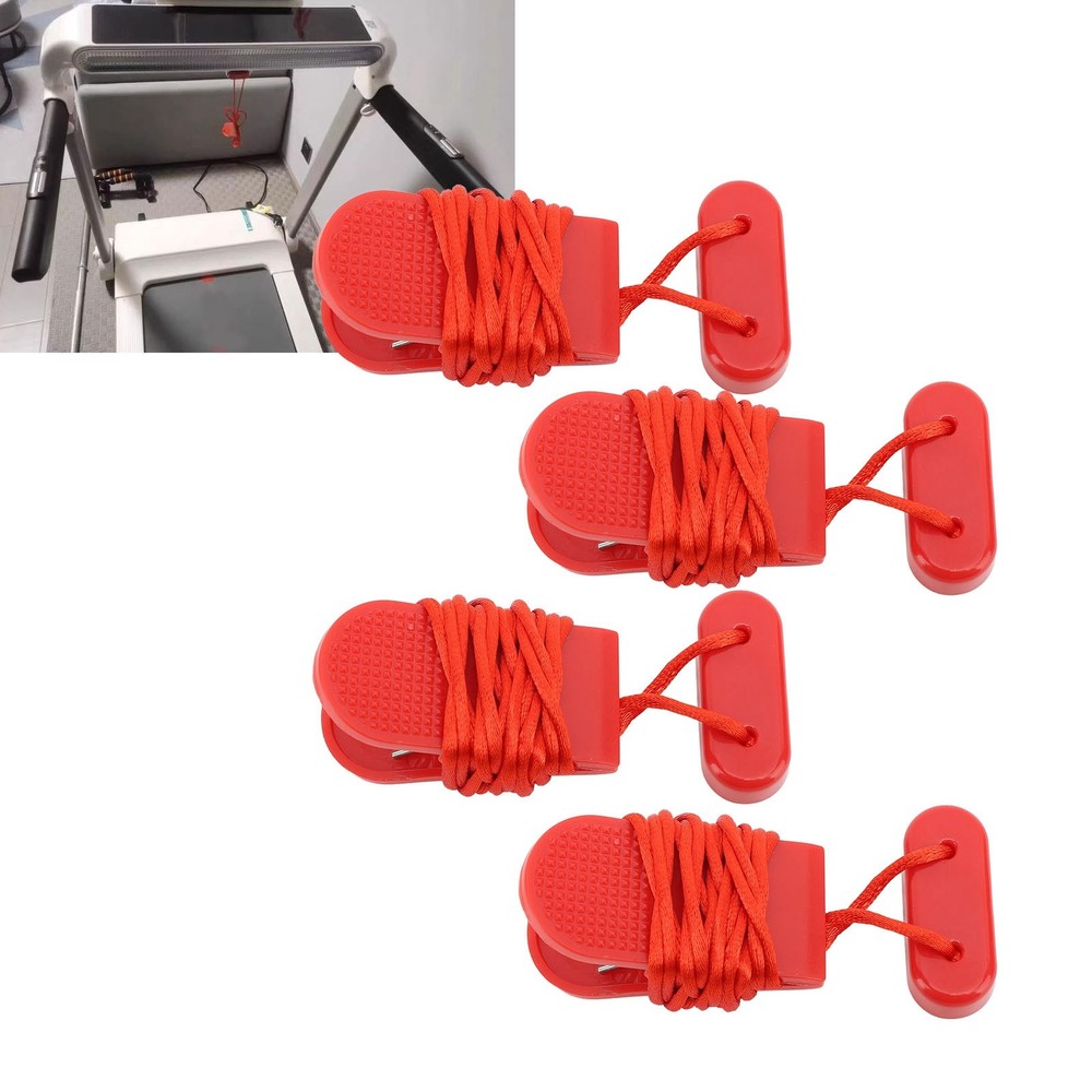 4Pcs Treadmill Universal Safety Key Easy To Use Treadmill Security Lock