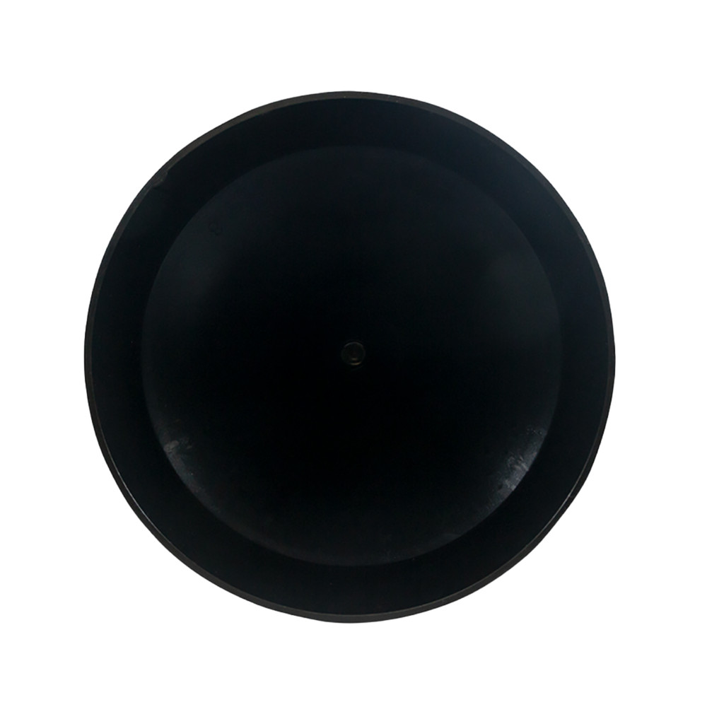 10.5 in. Round Cone Piling Cap - Black