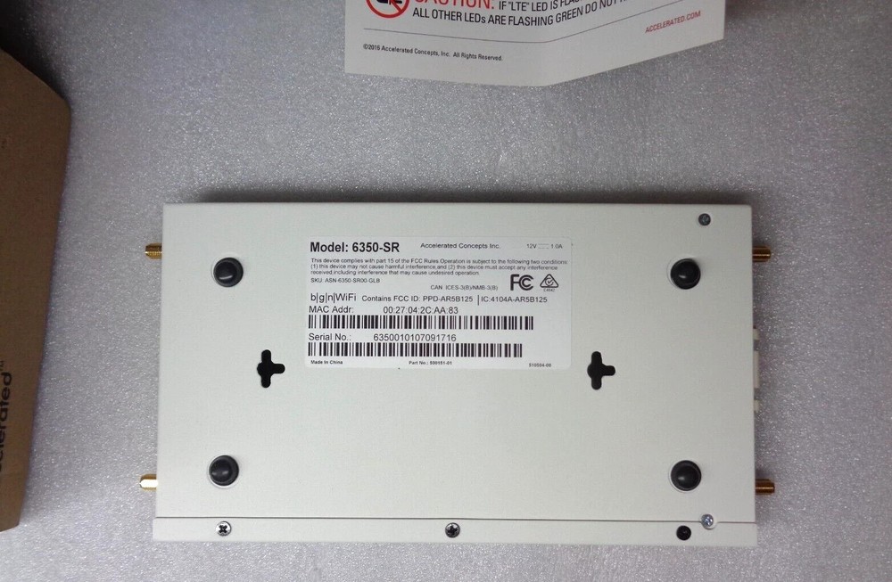 Accelerated / Digi 6350-SR06 LTE Cellular Router