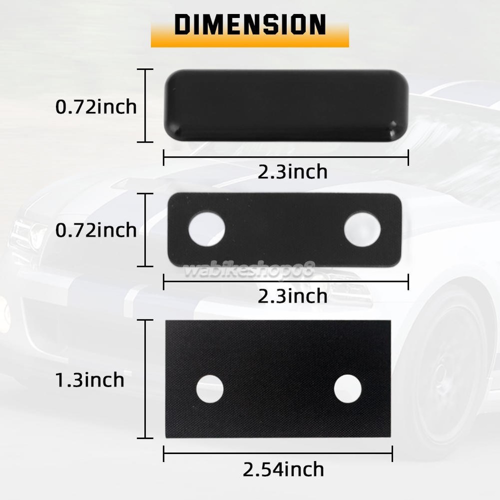 For Snugtop Campers Shell Glass Rear Doors Camper Shell Nut Plates Hardware Set