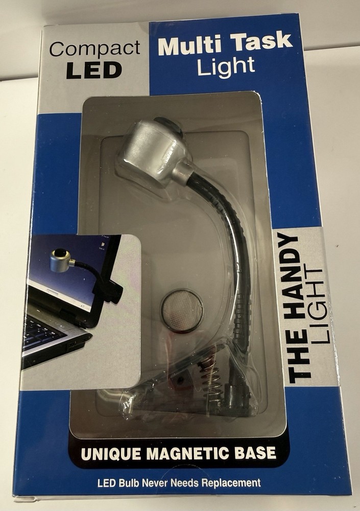 NOS Capstone The Handy Light Hands Free Clip LED Multi-Task Light Magnetic Base