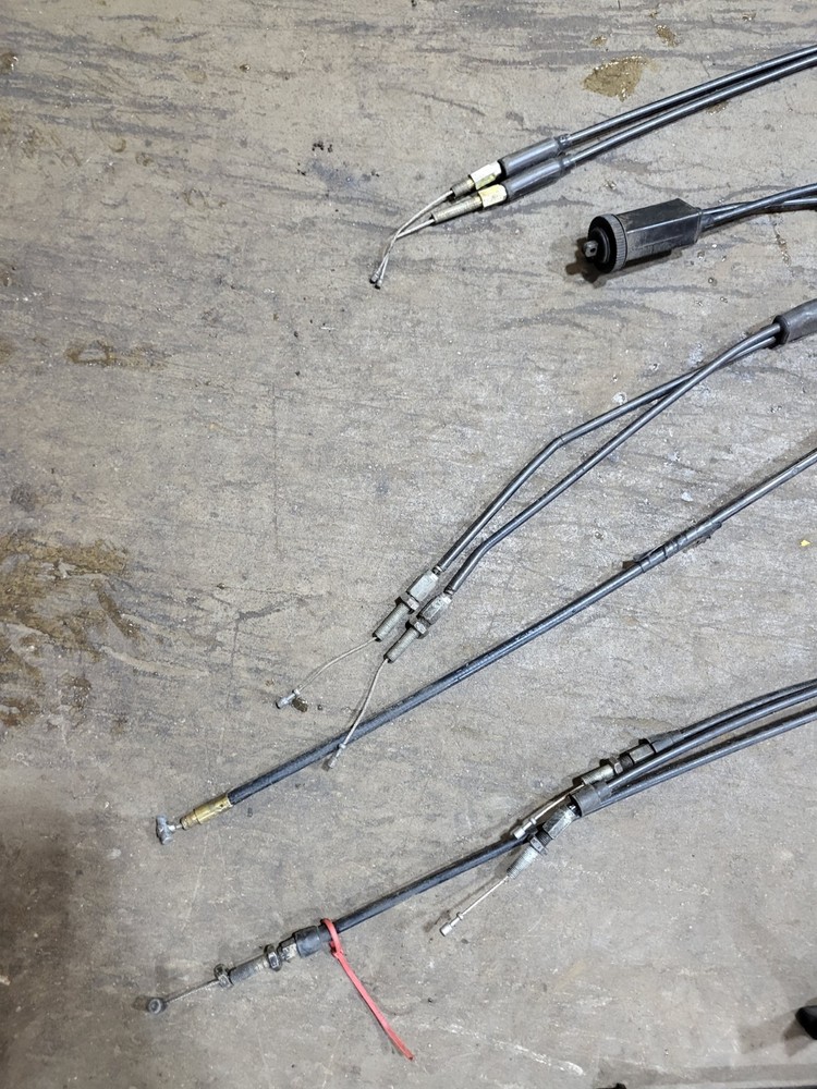 Vintage Snowmobile Throttle Choke Cable Assortment