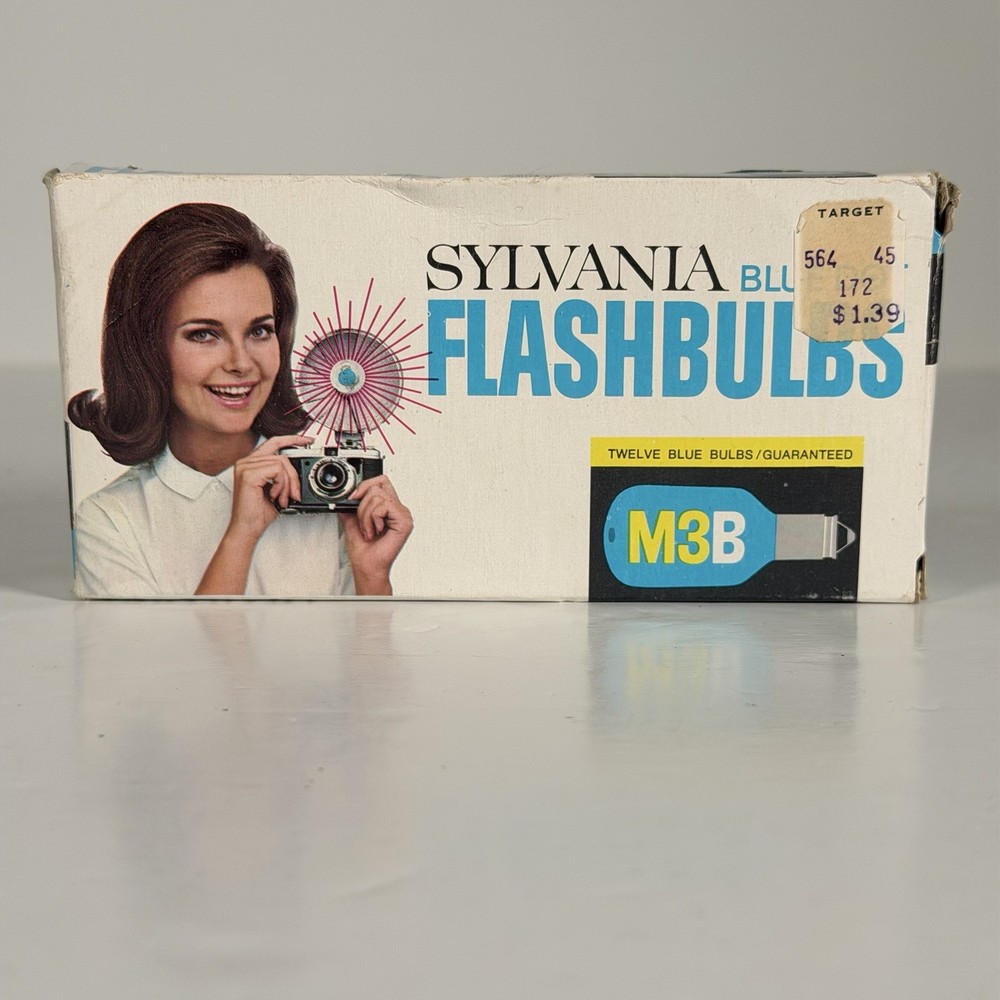 Sylvania Blue Dot Flashbulbs M3B 12-Pack in Original Packaging