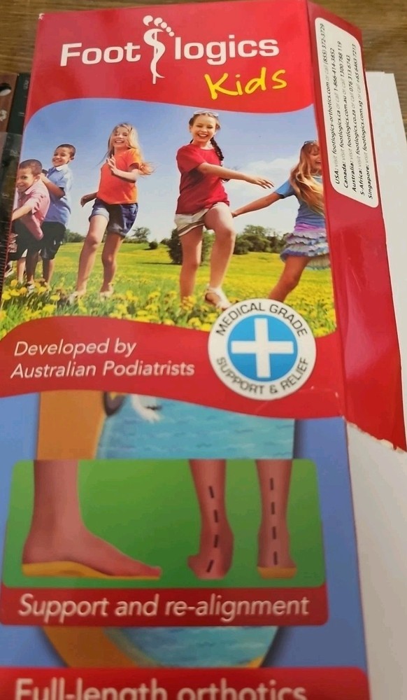 Foot Logics Kids FULL Length Orthotics Arch Support