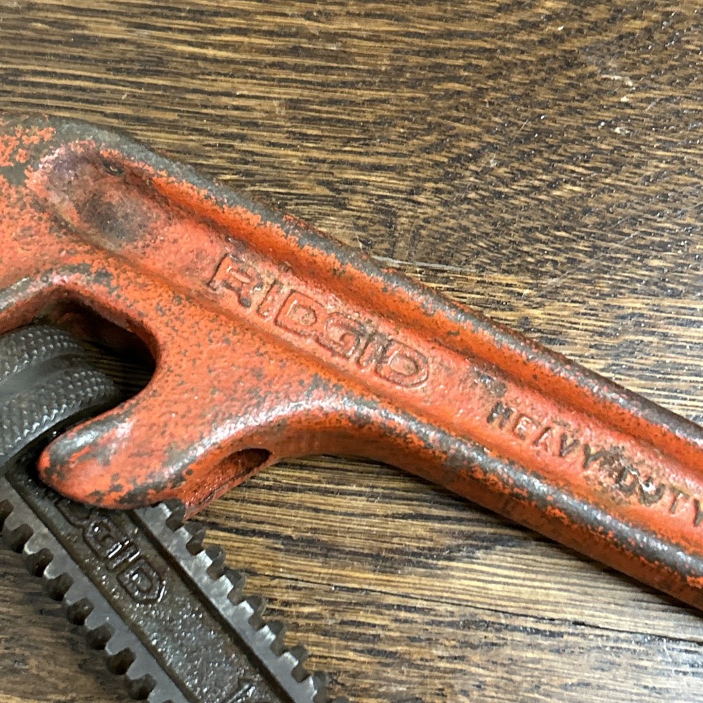 Ridgid E14 Offset Pipe Wrench Heavy Duty USA Made
