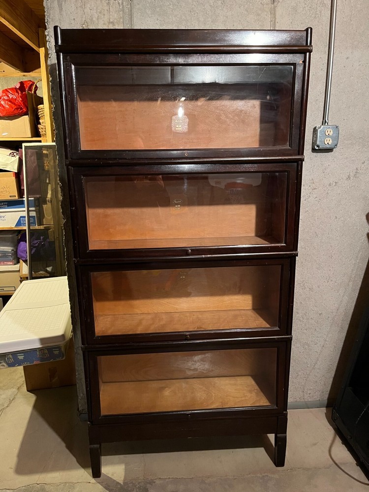 Antique Macey Barrister Stacking Sectional Bookcase (6 pieces)