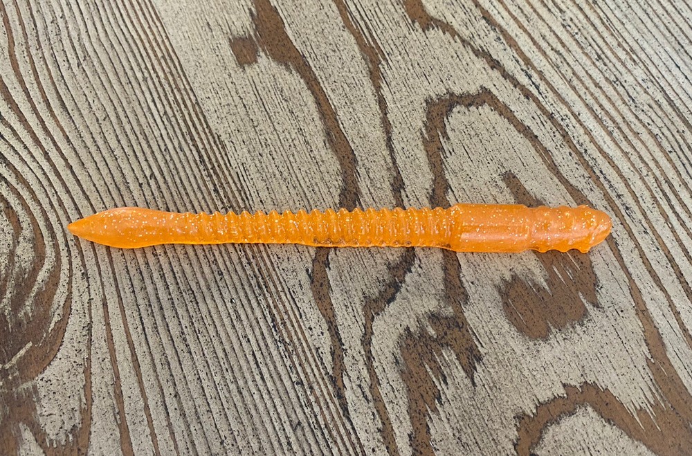 Soft Plastic Bait Mold, 5.75 inch trick worm, Plastisol