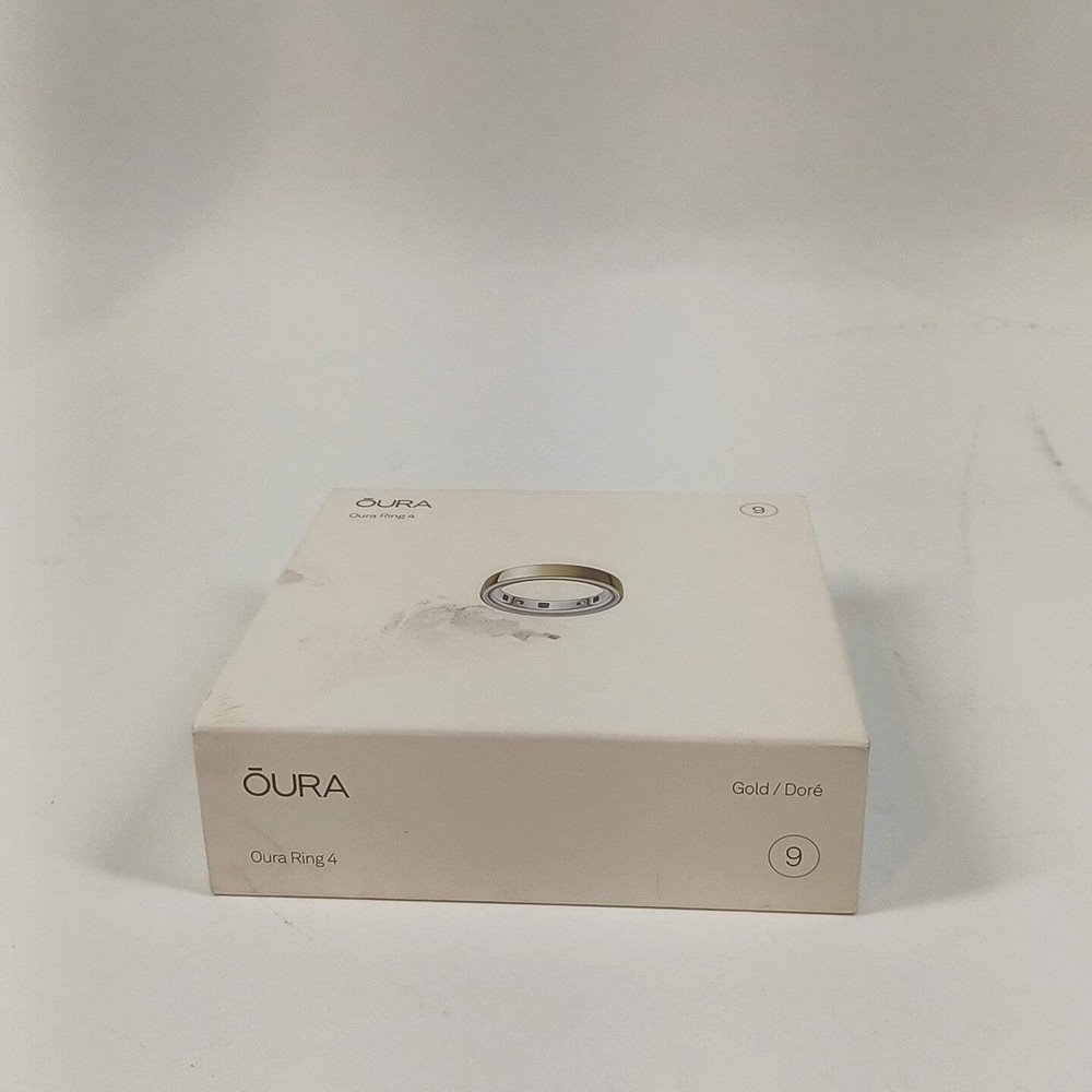 New Oura Ring 4 9 Gold Titanium Smart Ring