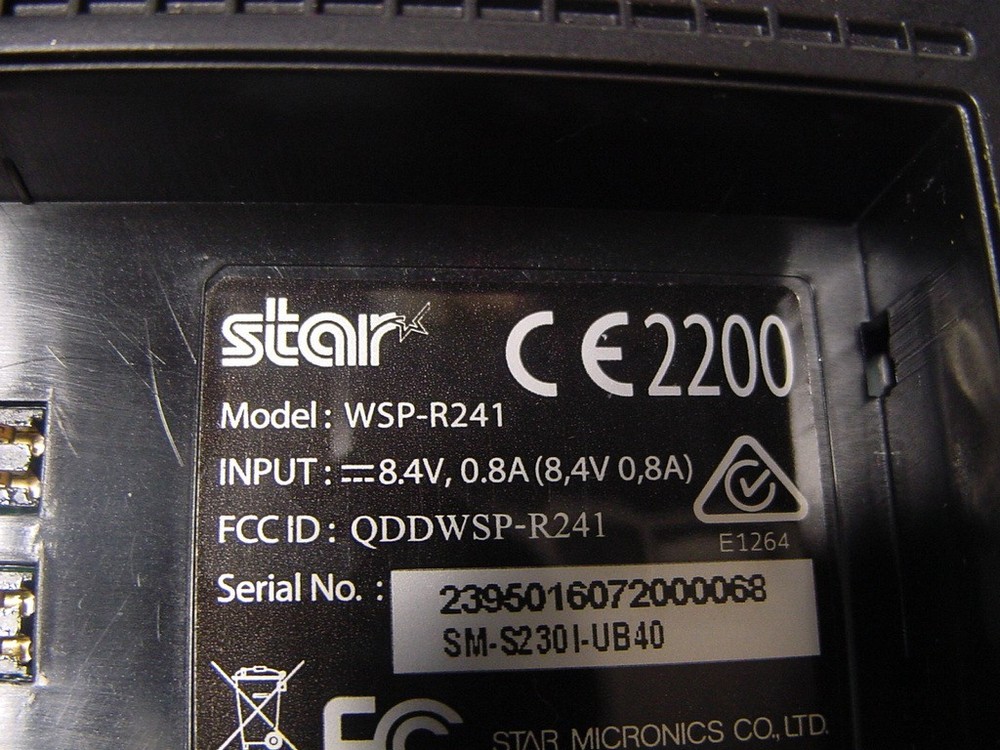 STAR BLUETOOTH RECEIPT PRINTER WSP-R241