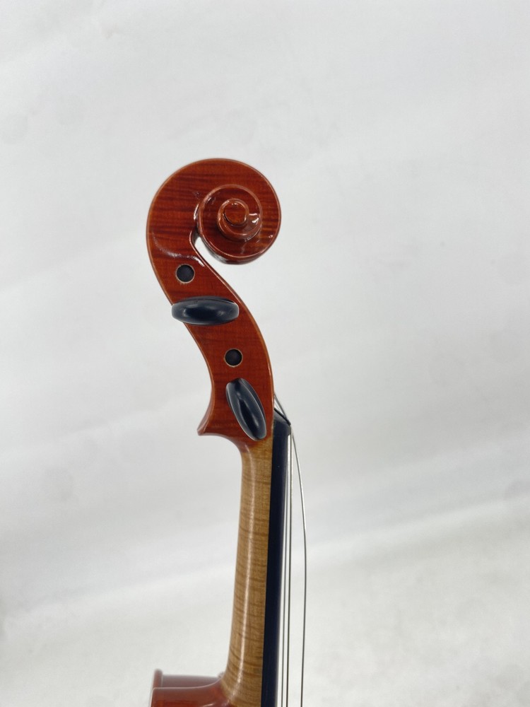 4/4 Full Size Violin Set Handcrafted One-Piece Tiger Maple Back with Case, Bow