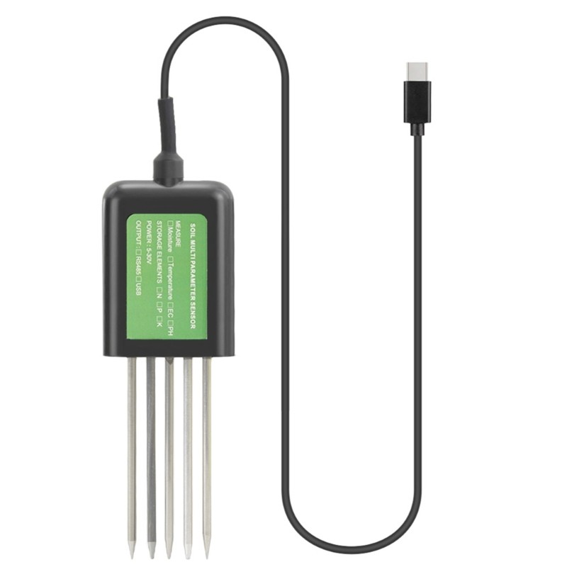 Multiple Parameters Soil Analyzers with Mobile Application for Temperature