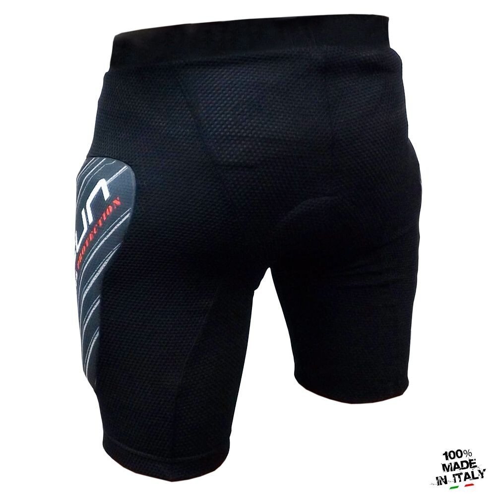 X FUN BLACK CROSS/ENDURO PROTECTIVE SHORTS SIZE XL