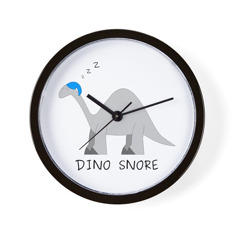 CafePress Dino Snore 10" Wall Clock (781497962)
