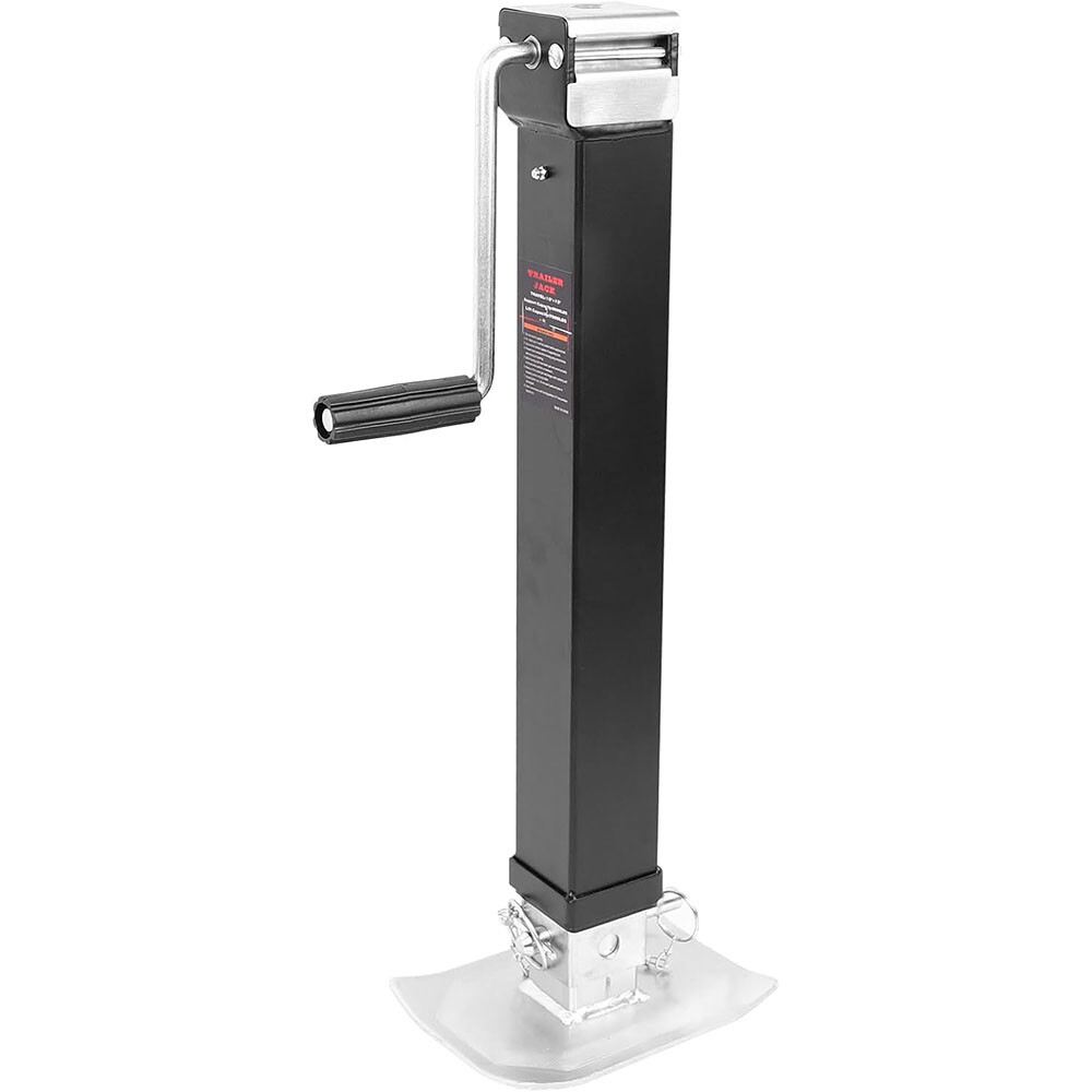 28" Lift 8000lbs Trailer Jack Tongue Weld-on Stand Drop Leg Sidewind w/Footplate