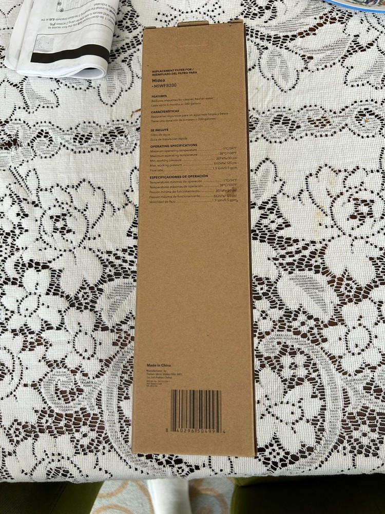 Midea MIWF8200 Refrigerator Water Filter