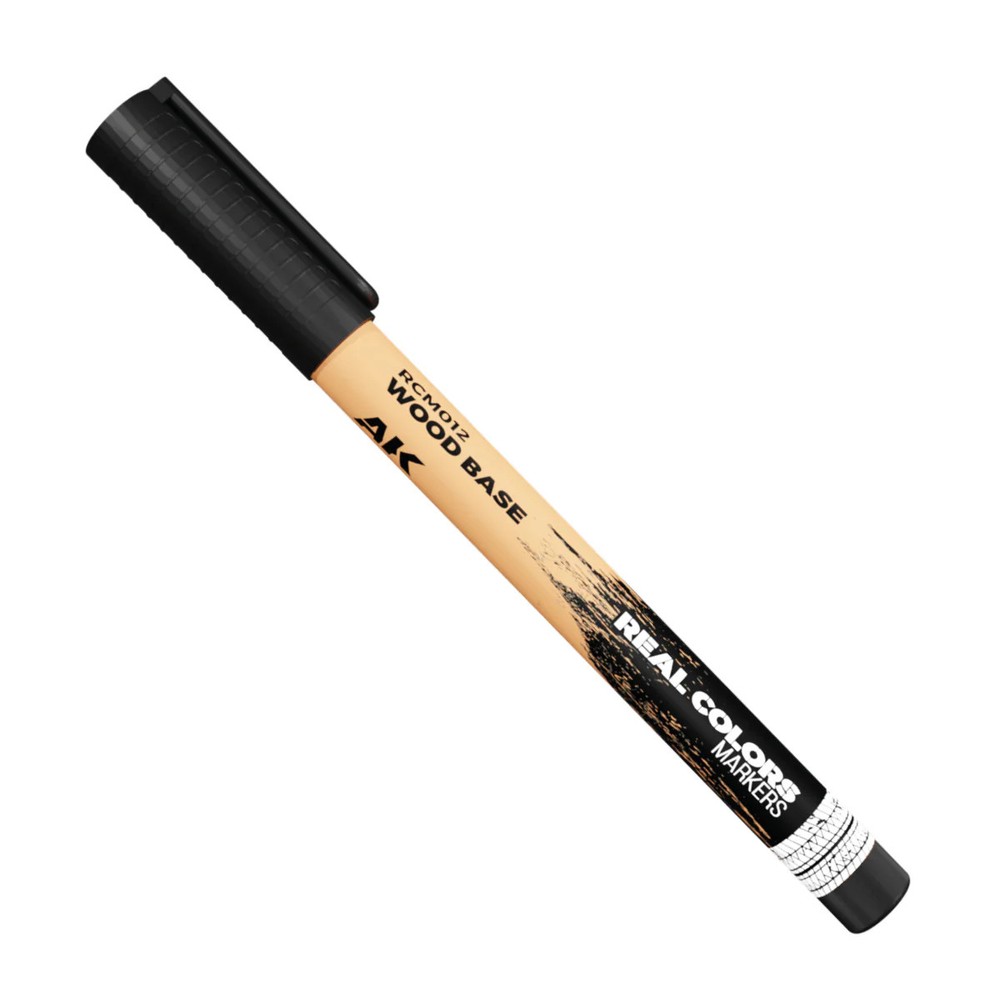 AK Interactive RCM012 Real Colors Markers Wood Base