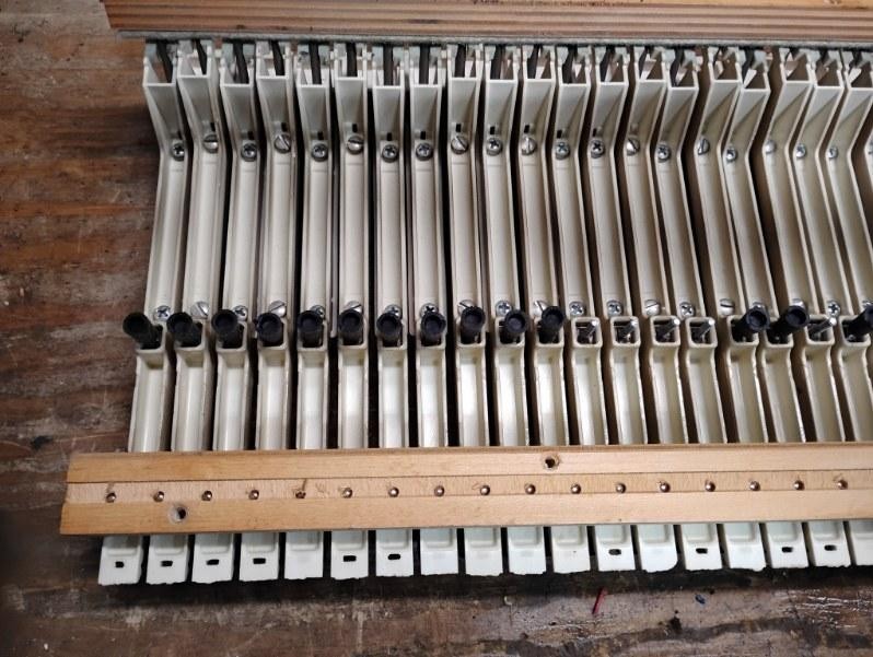 Vintage Organ Keys 44 Note 3.5 Octave Set! MAKE OFFER!