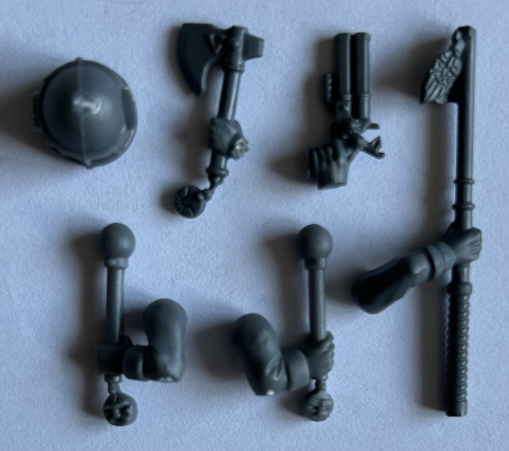 Warhammer AOS Dwarf Thunderer Quarreler Command Group Hand Bits OOP 2005 New
