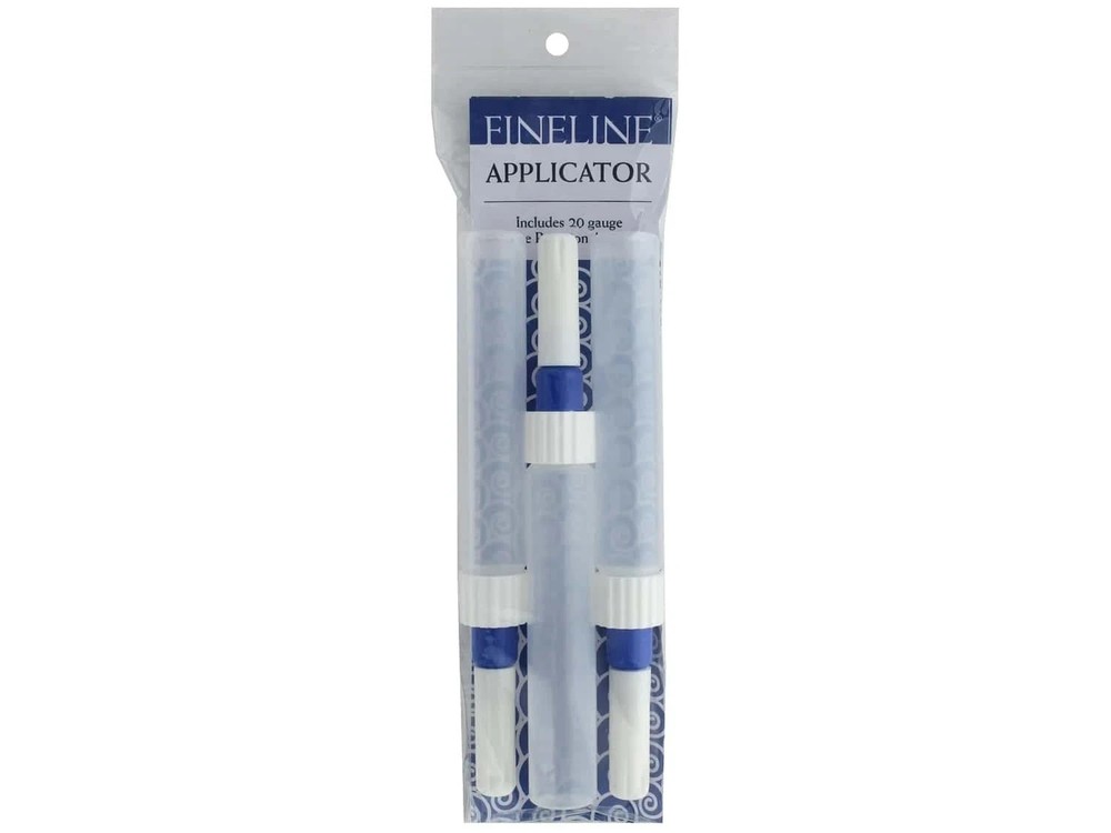 3 Pkg 1oz Fineline 20 Gauge Precision Applicators - Empty