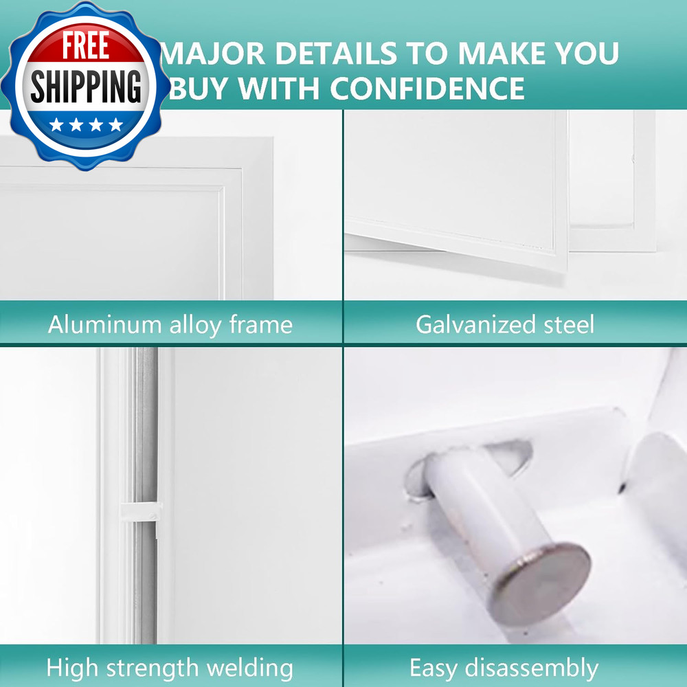 Thicken 1Mm Metal Access Panel 14 X 29 Access Panel with Screwdriver Latch...