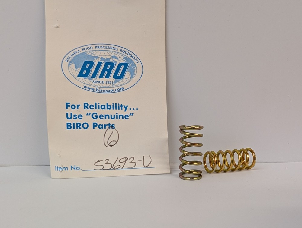 Biro 53693-U AUXILIARY TREADLE RETURN SPRING
