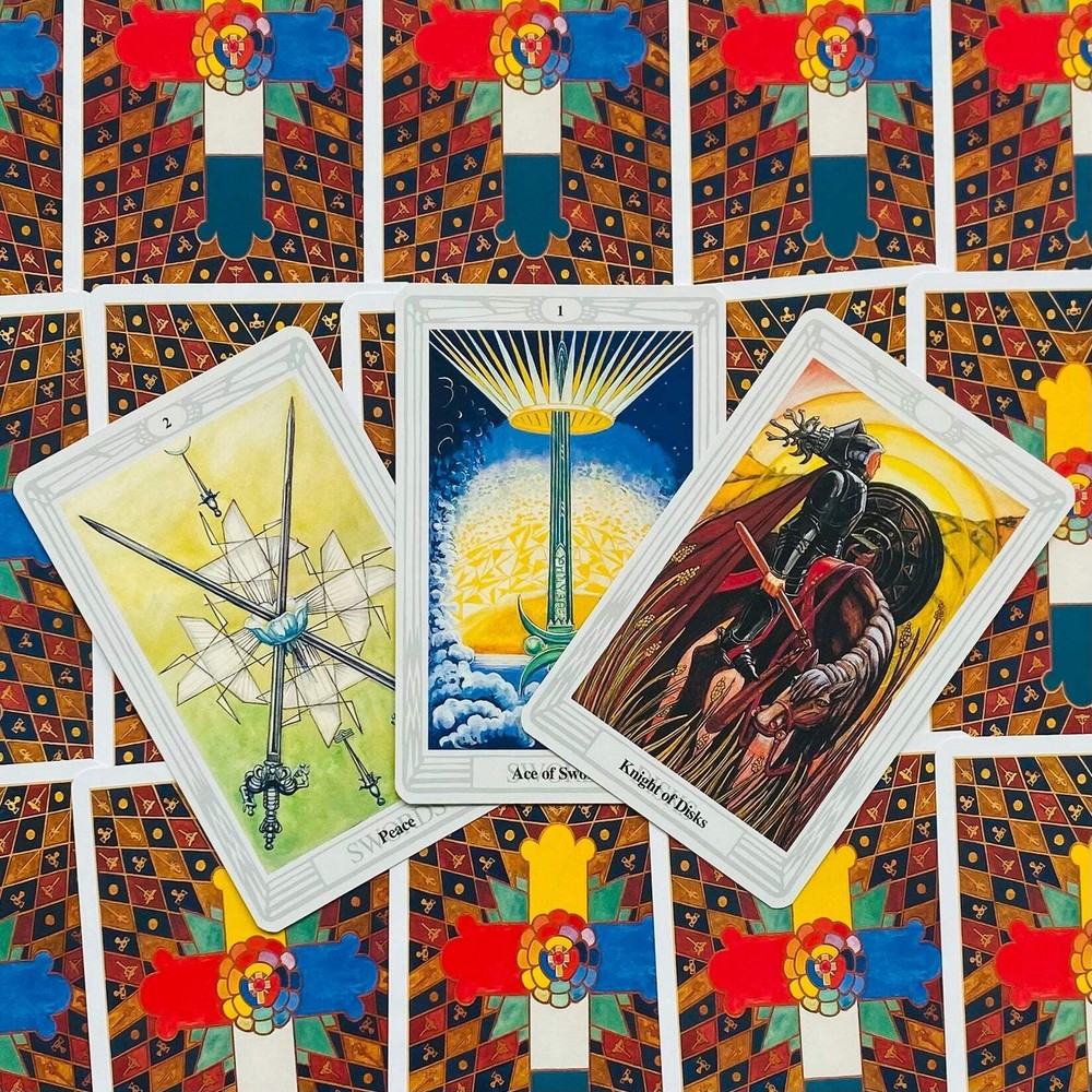 Aleister Crowley Thoth Tarot Small Deck Cards Esoteric Telling Us Games CR80