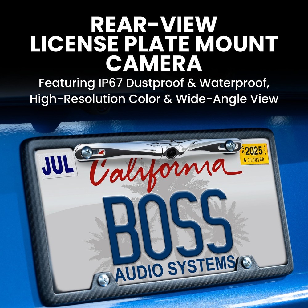 BOSS Audio Systems LPC35 Backup Car Rearview Reverse Camera accessory, Chrome