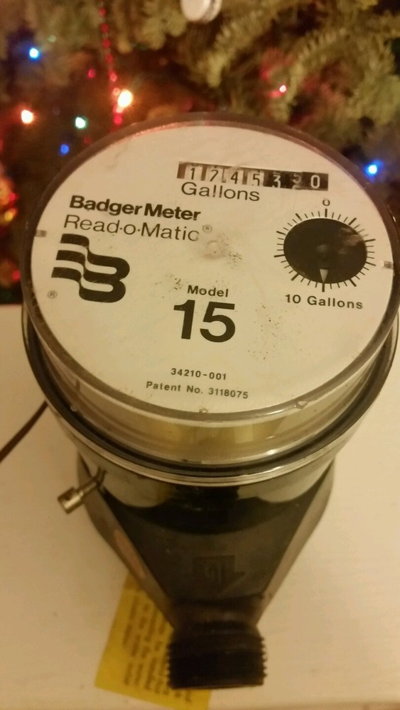Badger Model 15 Plastic Water Meter