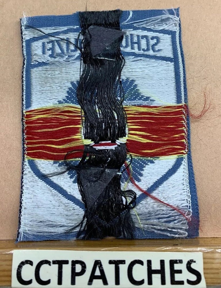 GERMAN SCHUTZ POLIZEI POLICE BLUE GERMANY SHOULDER PATCH