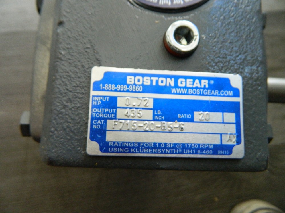 BOSTON GEAR Speed Reducer: Single Shaft 51906