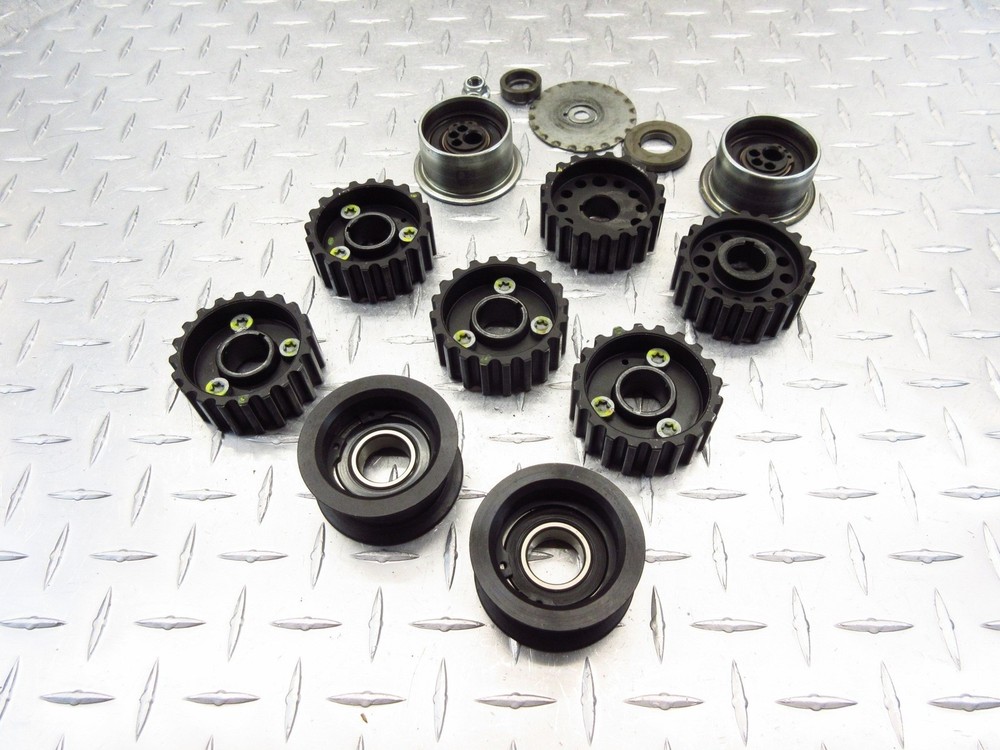 2015 13-16 DUCATI HYPERSTRADA 821 PULLEYS SET ENGINE MOTOR FRONT REAR