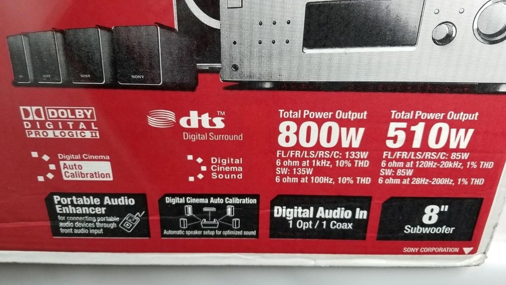 Sony Home Theater System HT-DDW700