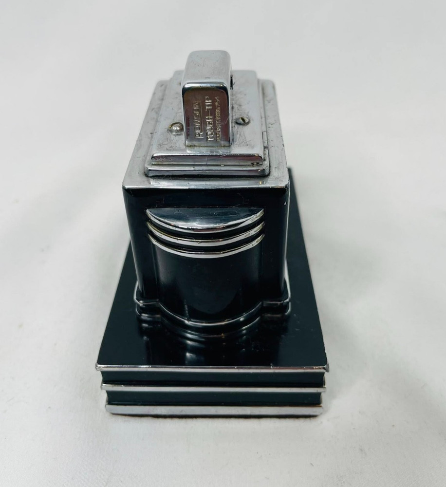 Ronson T-T CLASSIC 1930'S Art Deco Touch Tip Lighter