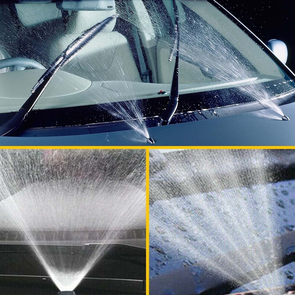 2PCS Universal Car Windshield Spray Jet Squirter Window Washer Sprayer Nozzle