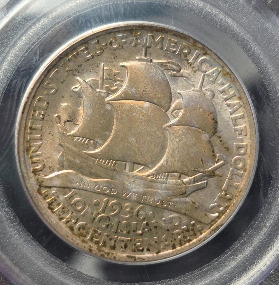 1936 Long Island PCGS MS65 Silver Commemorative Half Dollar