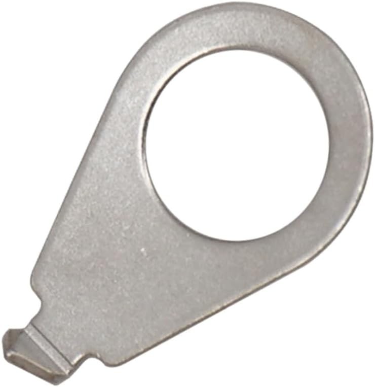 4 Pack 3/8" Guitar Knobs Pointer Indicator Plates Silver