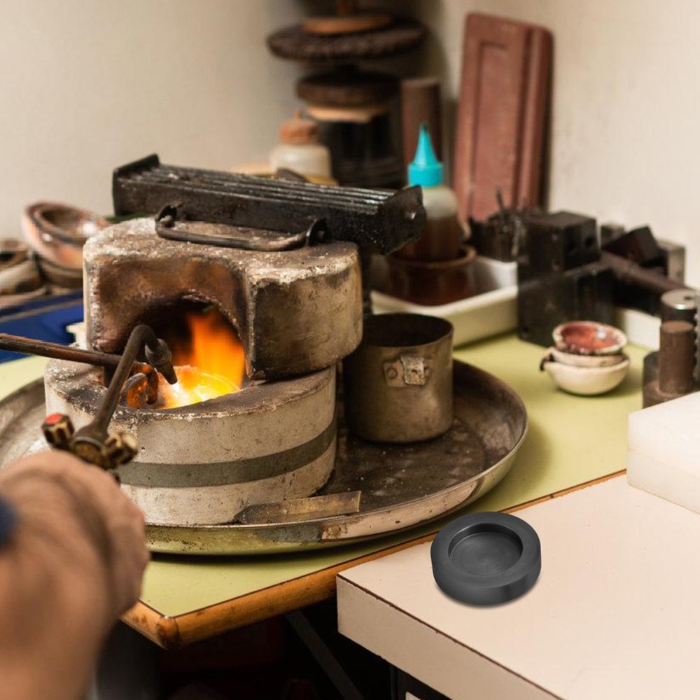 Round Smelting Mold Metalworking Coin Molds for Casting Graphite