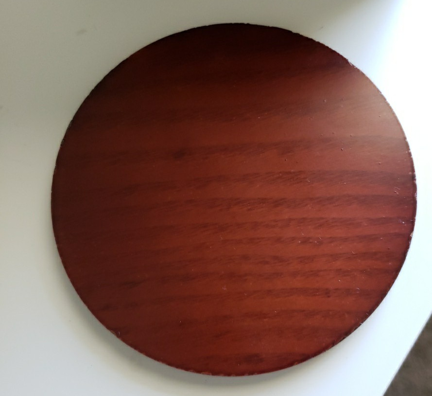 Relic Solid Wood Desk Golf Clock 5" High Works Great