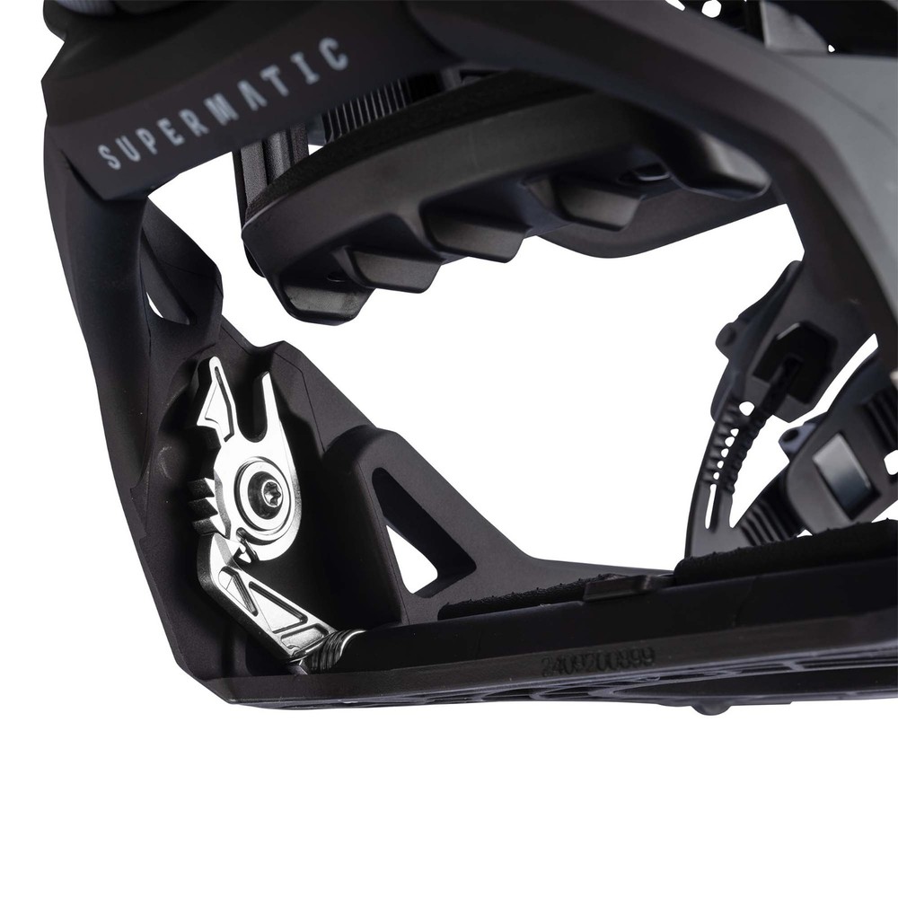 2026 NIDECKER LT Supermatic Step-In Snowboard Bindings Black