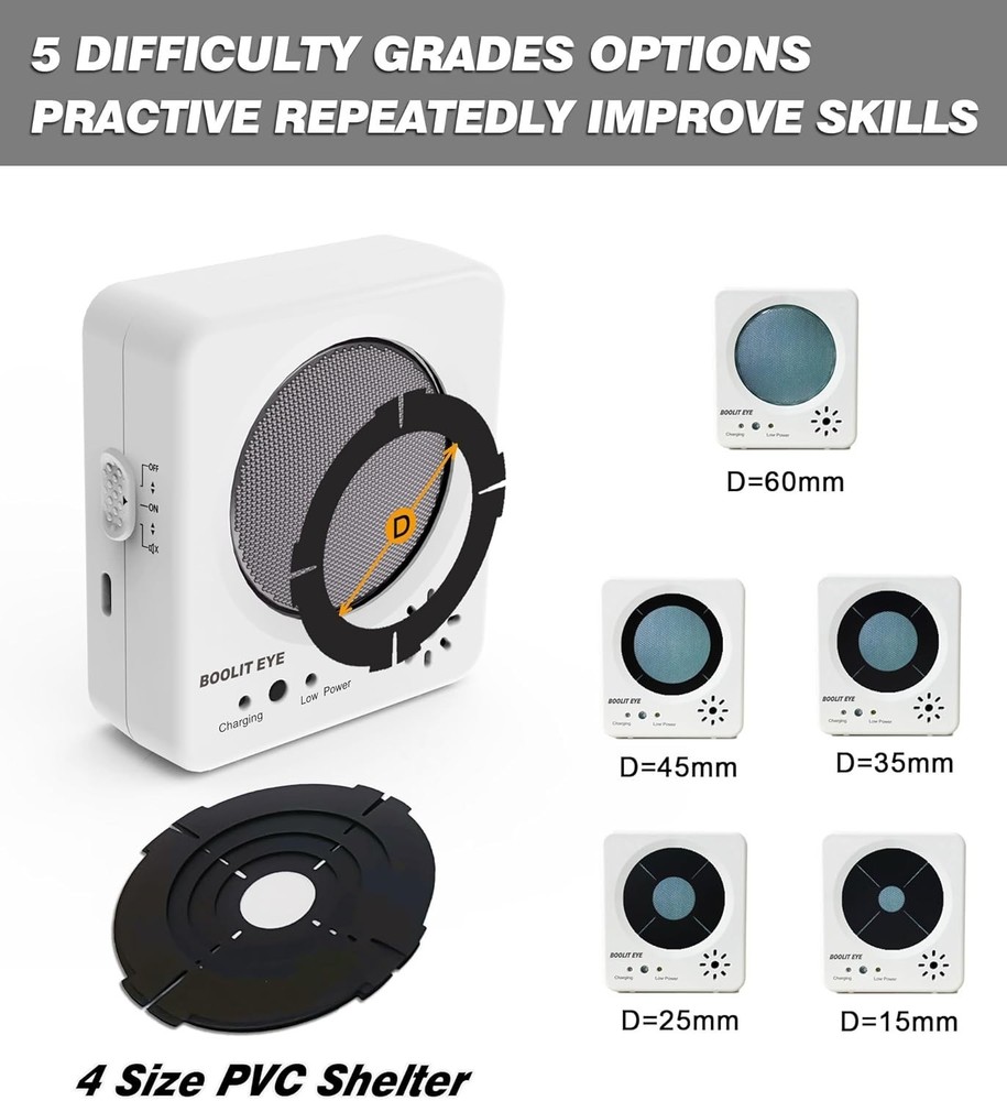 Laser Training Target, Dry Fire Target Safely Dry Fire Practice Steel Plate S...