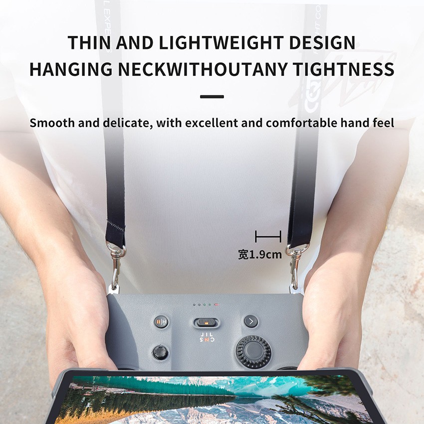 Remote Control with Screen Double Hook Lanyard (Thin String Model) for RC PRO 2