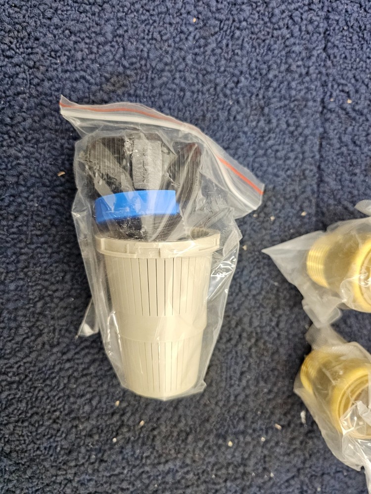 Pro+Aqua 1" Stainless Steel Bypass Valve w/ Brass Adapters Strainer