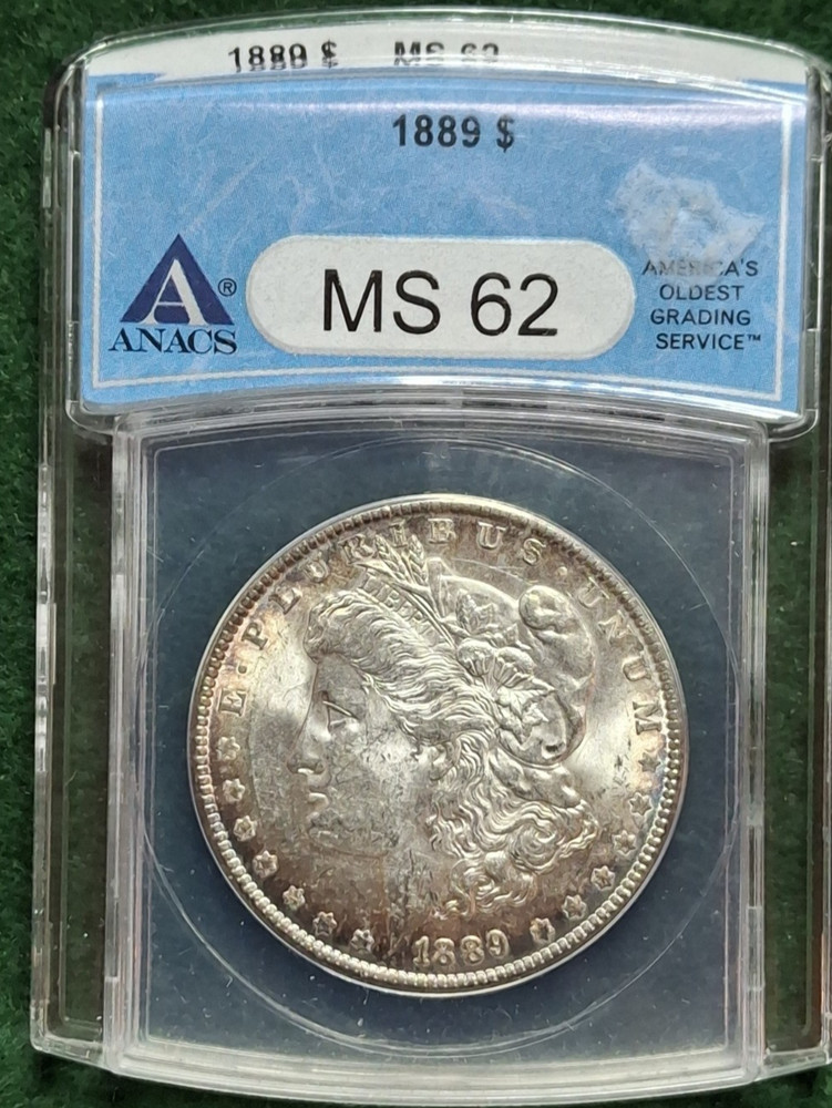 1889 Morgan Dollar - ANACS MS 62