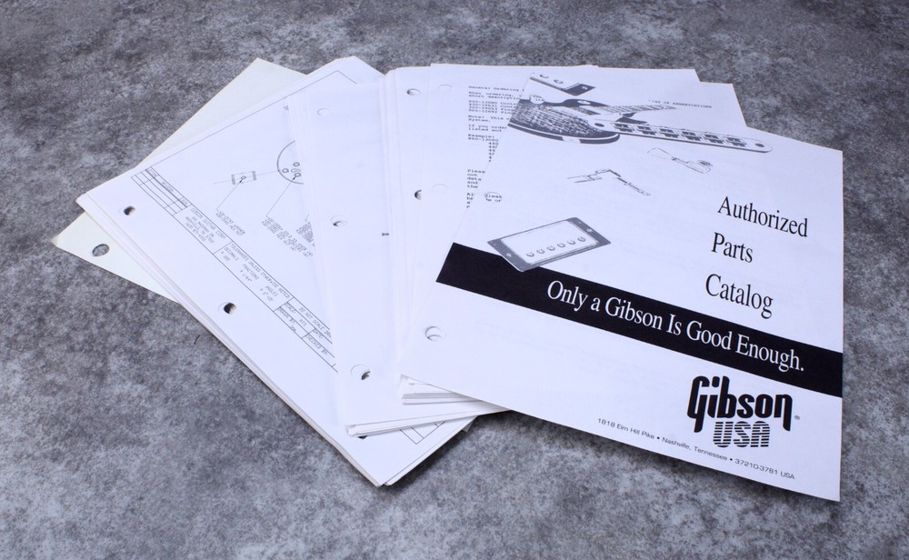 Gibson Authorized Parts Catalog