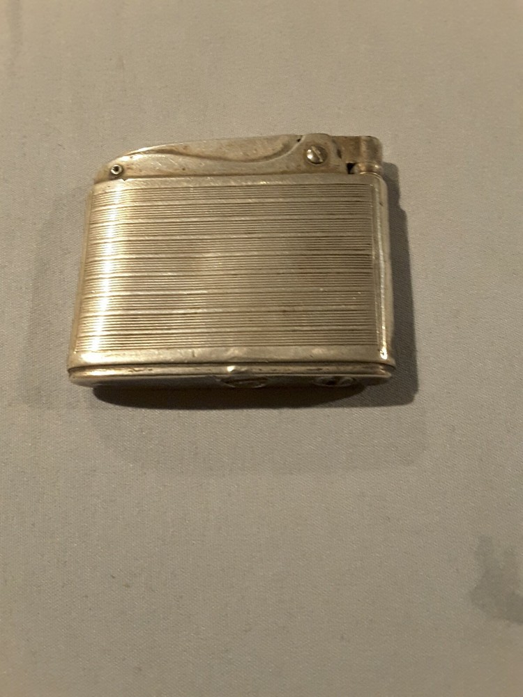 Vintage RONSON ADONIS NON Monogramed STERLING SILVER Cigarette Lighter