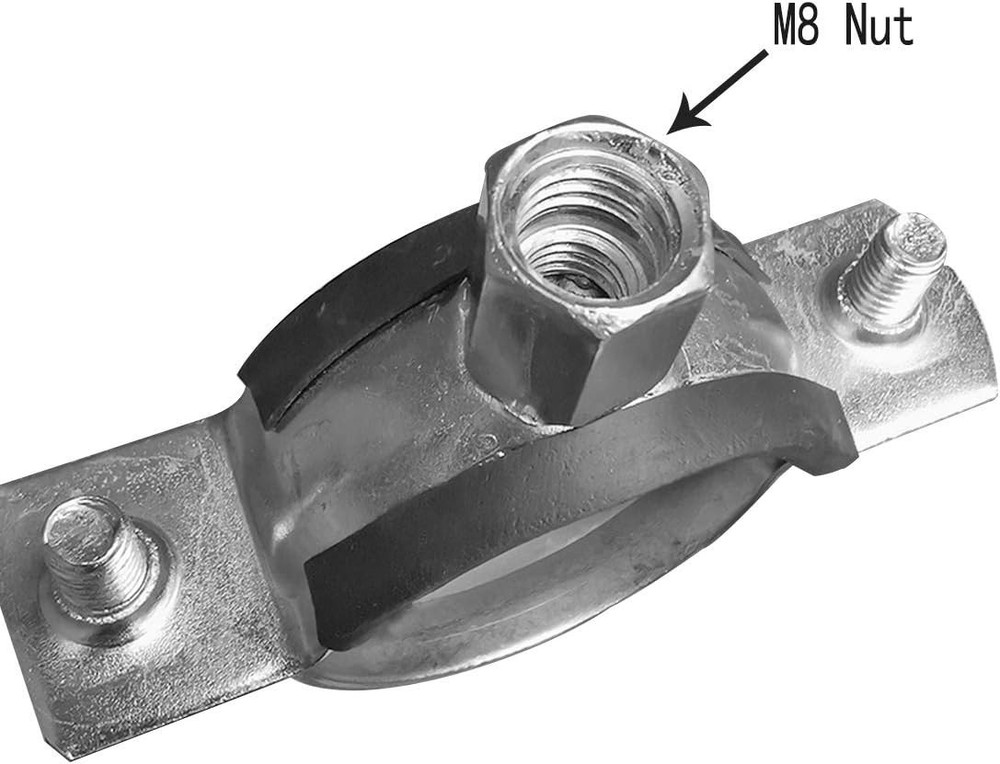 10pcs 1" Split Ring Pipe Hanger Wall Mount Pipe Bracket Clamp AKIHISA