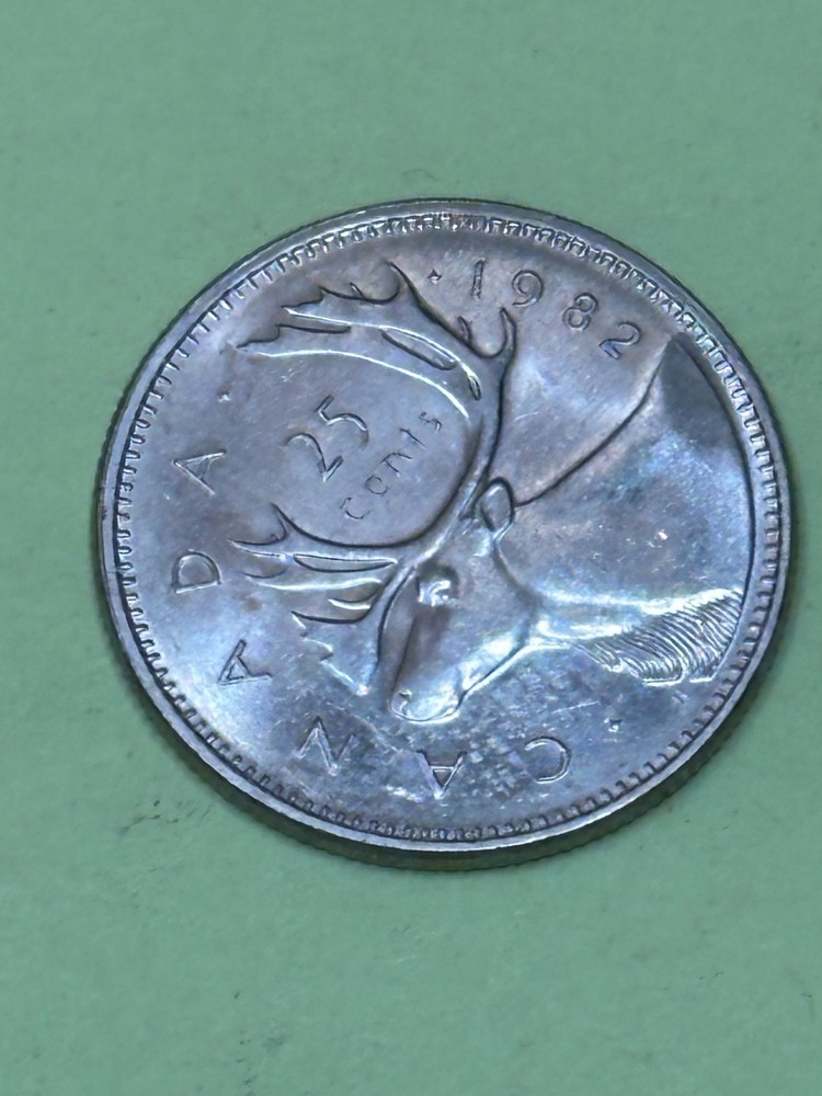 1982 Canadian Quarter coin