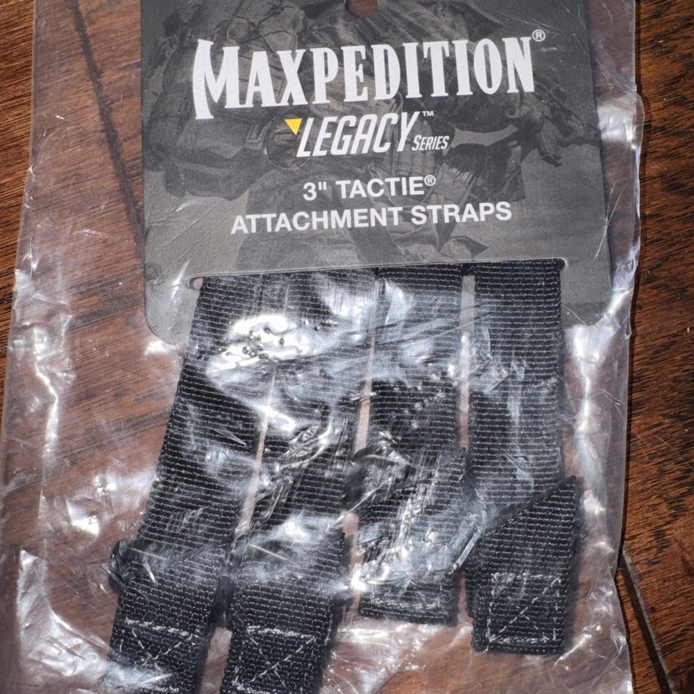 Maxpedition TacTie Attachment Strap System 3 In Closed Loop Design Very Secure